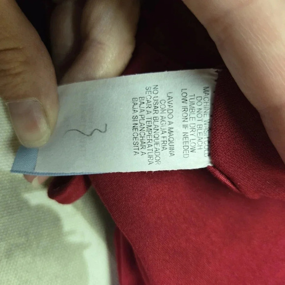 M FASIS | Lavish Cinch Side Tank Top in Red sz 1X - Picture 10 of 10